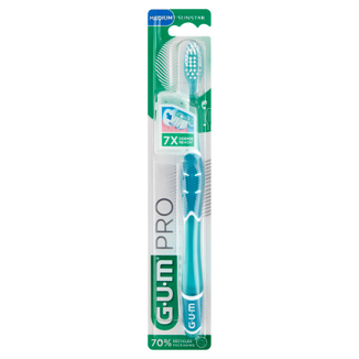 Sunstar Gum PRO, szczoteczka do zębów, średnia, 1 sztuka + Sunstar Gum Soft-Picks Pro, czyściki międzyzębowe, 2 sztuki gratis - zdjęcie produktu