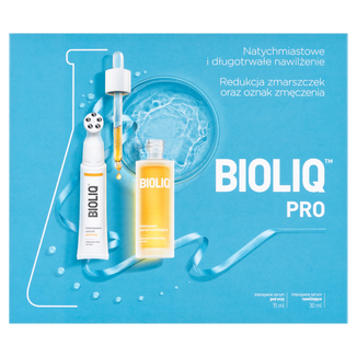 Zestaw Bioliq Pro Intensywne serum pod oczy 15 ml + intensywne serum nawilżające 30 ml USZKODZONE OPAKOWANIE Zestaw Bioliq Pro Intensywne serum pod oczy 15 ml + intensywne serum nawilżające 30 ml USZKODZONE OPAKOWANIE - zdjęcie produktu