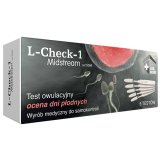 Test owulacyjny strumieniowy L-Check-1 Midstream, 1 opakowanie (5 testów) - miniaturka zdjęcia produktu