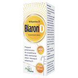 Biaron D, witamina D 400 j.m., krople, 10 ml - miniaturka zdjęcia produktu
