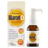 Biaron D, witamina D 400 j.m., krople, 10 ml - miniaturka zdjęcia produktu