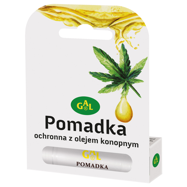 Nieznana GAL, Pomadka ochronna z olejem konopnym, 4,3 g