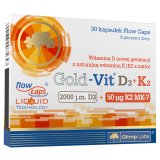 Olimp Gold-Vit D3 + K2, witamina D 2000 j.m. + witamina K 50 µg, 30 kapsułek - miniaturka zdjęcia produktu