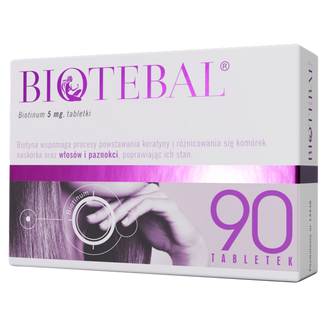 Biotebal 5 mg, 90 tabletek - zdjęcie produktu