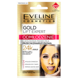 Eveline Cosmetics Gold Lift Expert Odmłodzenie, luksusowa maseczka przeciwzmarszczkowa z 24k złotem, 7 ml - miniaturka zdjęcia produktu