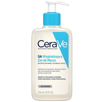 CeraVe, SA wygładzający żel do mycia, skóra sucha i szorstka, 236 ml - zdjęcie produktu