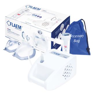 Flaem 4Neb, inhalator pneumatyczno-tłokowy dla dorosłych i dzieci, z nebulizatorem RF9 USZKODZONE OPAKOWANIE - zdjęcie produktu