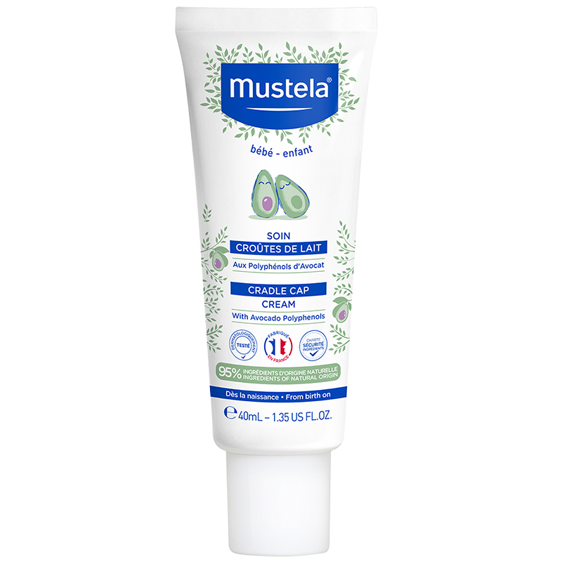 Mustela Mustela Bebe Enfant, Creme für gegen Milchschorf, 40 ml — Inhaltsstoffe und Bewertung