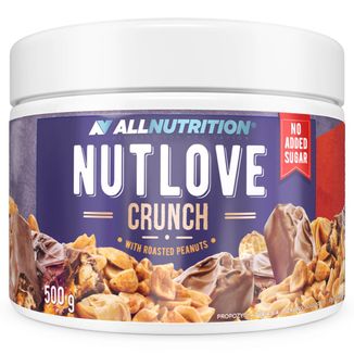 Allnutrition Nutlove Crunch, krem mleczno-orzechowy, bez dodatku cukru, 500 g - zdjęcie produktu