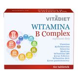 Vitadiet Witamina B Complex, 60 tabletek - miniaturka zdjęcia produktu
