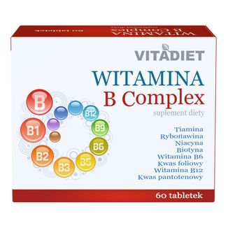 Vitadiet Witamina B Complex, 60 tabletek - zdjęcie produktu