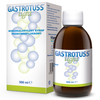 Gastrotuss Light, syrop przeciwrefluksowy, 500 ml Gastrotuss Light, syrop przeciwrefluksowy, 500 ml - zdjęcie produktu