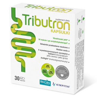 Tributron, 30 kapsułek USZKODZONE OPAKOWANIE Tributron, 30 kapsułek USZKODZONE OPAKOWANIE - zdjęcie produktu