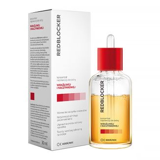 Redblocker koncentrat naprawczy do skóry wrażliwej i naczynkowej, 30 ml - zdjęcie produktu