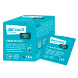 Demoxoft Plus Clean, chusteczki do specjalistycznej higieny powiek i skóry wokół oczu, 20 sztuk - miniaturka zdjęcia produktu