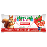 Zdrowy Lizak Mniam-mniam, smak truskawkowy, 1 sztuka - miniaturka zdjęcia produktu