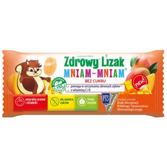 Zdrowy Lizak Mniam-mniam, smak mango, 1 sztuka - zdjęcie produktu