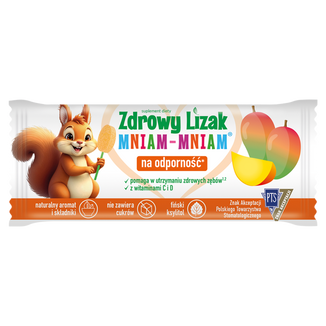 Zdrowy Lizak Mniam-mniam, smak mango, 1 sztuka Zdrowy Lizak Mniam-mniam, smak mango, 1 sztuka - zdjęcie produktu