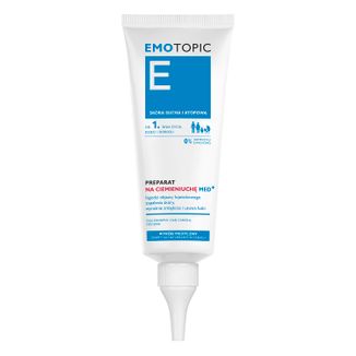 Emotopic E Med+, preparat na ciemieniuchę, dla dorosłych i dzieci od 1 dnia życia, skóra sucha i atopowa, 75 ml - zdjęcie produktu