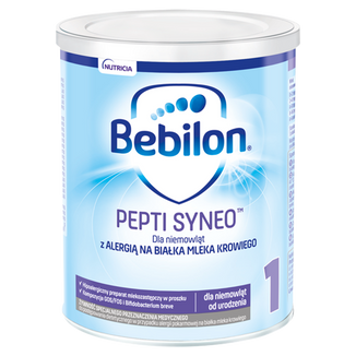 Bebilon Pepti 1 Syneo proszek, od urodzenia, 400 g Bebilon Pepti 1 Syneo proszek, od urodzenia, 400 g - zdjęcie produktu