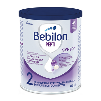 Bebilon Pepti 2 Syneo proszek, po 6 miesiącu, 400 g - zdjęcie produktu