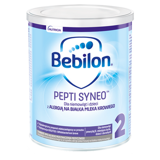 Bebilon Pepti 2 Syneo proszek, po 6 miesiącu, 400 g Bebilon Pepti 2 Syneo proszek, po 6 miesiącu, 400 g - zdjęcie produktu