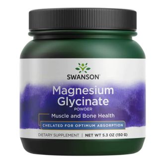 Swanson Magnesium Glycinate Powder, magnez chelat, 150 g - zdjęcie produktu
