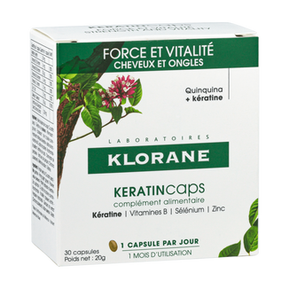 Klorane KeratinCaps, 30 kapsułek - zdjęcie produktu