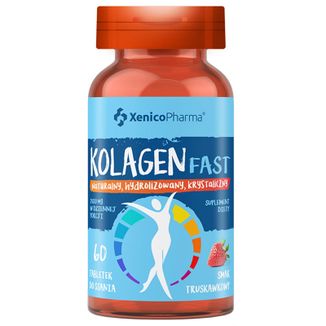 Kolagen Fast, 60 tabletek do ssania KRÓTKA DATA Kolagen Fast, 60 tabletek do ssania KRÓTKA DATA - zdjęcie produktu