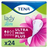 Tena Lady Slim, wkładki urologiczne, Ultra Mini Plus, 24 sztuki USZKODZONE OPAKOWANIE - miniaturka zdjęcia produktu