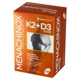 Menachinox K2 + D3 2000, 60 kapsułek miękkich - miniaturka zdjęcia produktu
