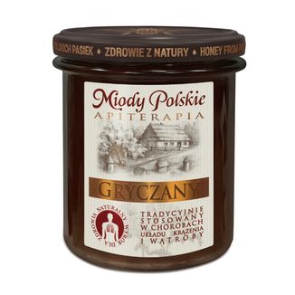 Miody Polskie, miód gryczany, 400 g - zdjęcie produktu