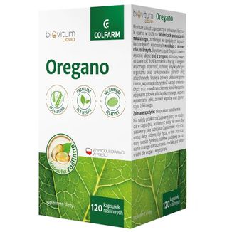 Colfarm Biovitum Liquid Oregano, 120 kapsułek - zdjęcie produktu