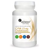 Aliness Cynk Chelatowany 15 mg, 100 tabletek vege - miniaturka zdjęcia produktu