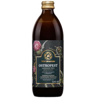Herbal Monasterium Ostropest, 100% sok z witaminą C, 500 ml - zdjęcie produktu