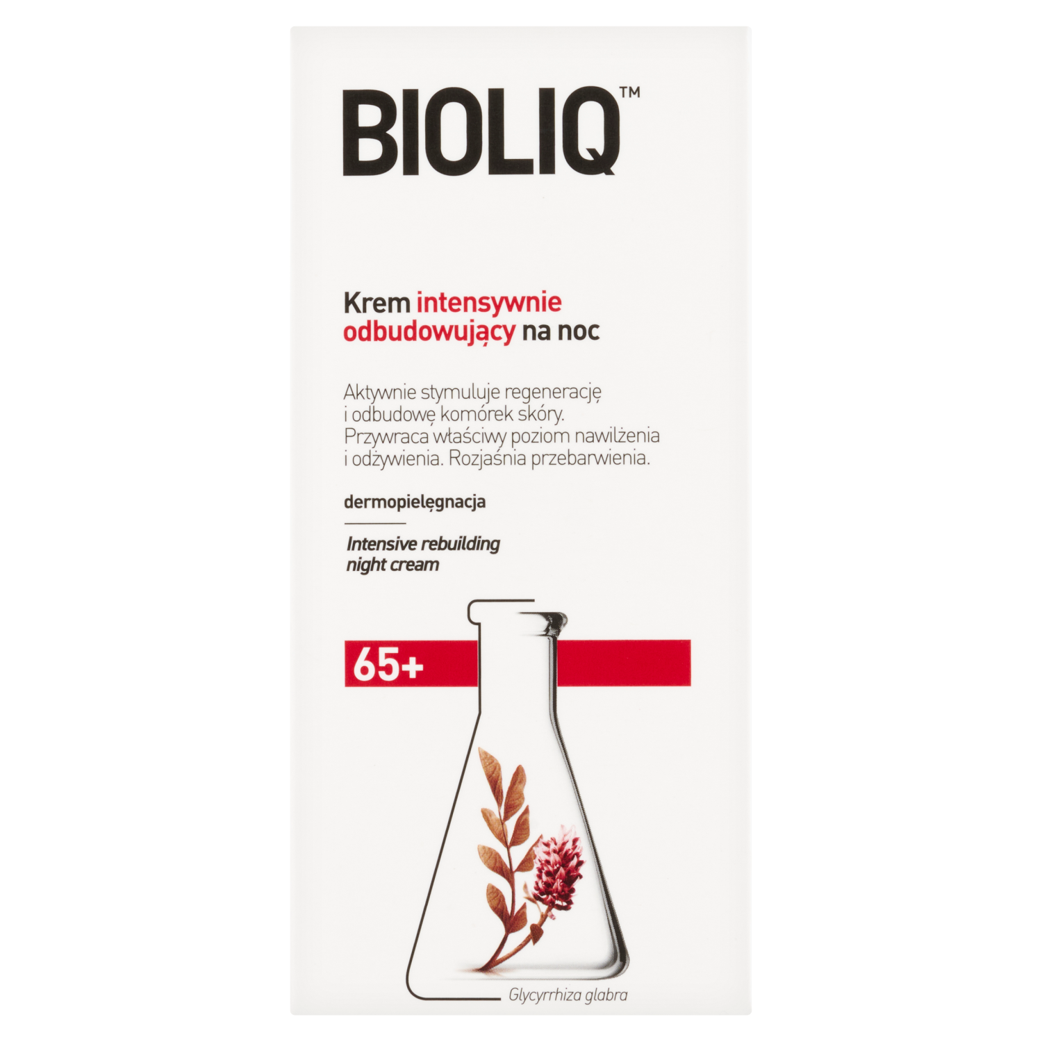 Bioliq Bioliq 65 +, Creme intensiv aufbauend, für die Nacht, 50 ml — Inhaltsstoffe und Bewertung