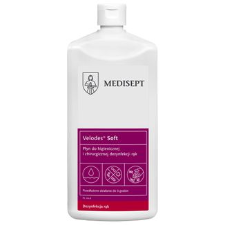 Medisept Velodes Soft, płyn do dezynfekcji rąk, 500 ml - zdjęcie produktu