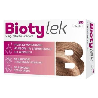 Biotylek 5 mg, 30 tabletek - zdjęcie produktu