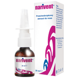 Narivent, przeciwobrzękowy aerozol do nosa, 20 ml - miniaturka zdjęcia produktu