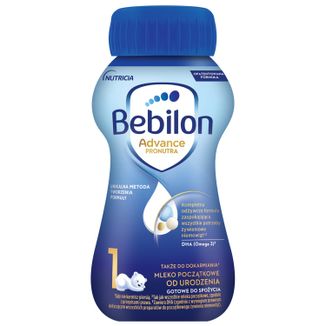 Bebilon Advance 1, mleko początkowe gotowe do spożycia, od urodzenia, 200 ml - zdjęcie produktu