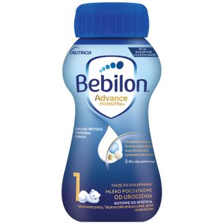 Bebilon Advance Pronutra 1, mleko początkowe gotowe do spożycia, od urodzenia, 200 ml - zdjęcie produktu