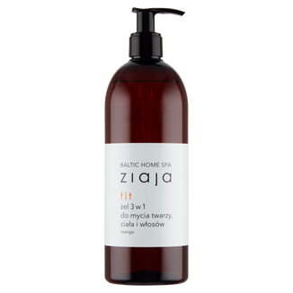 Ziaja Baltic Home Spa Fit, żel 3w1 do mycia twarzy, ciała i włosów, 500 ml - zdjęcie produktu