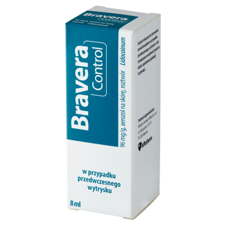 Bravera Control 96 mg/ g, aerozol na skórę, roztwór 8 ml USZKODZONE OPAKOWANIE - zdjęcie produktu