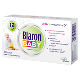 Biaron Baby 12m+, dla dzieci powyżej 12 miesiąca, 30 kapsułek twist-off USZKODZONE OPAKOWANIE Biaron Baby 12m+, dla dzieci powyżej 12 miesiąca, 30 kapsułek twist-off USZKODZONE OPAKOWANIE - miniaturka zdjęcia produktu