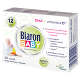 Biaron Baby 12m+, dla dzieci powyżej 12 miesiąca, 30 kapsułek twist-off - miniaturka zdjęcia produktu