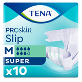 Tena Slip ProSkin, pieluchomajtki, rozmiar M, Super, 10 sztuk - miniaturka zdjęcia produktu