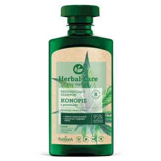 Farmona Herbal Care, regenerujący szampon, konopie z proteinami, każdy rodzaj włosów, 330 ml - zdjęcie produktu