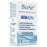 BioAir Moisturizing, krople do oczu, 10 ml - miniaturka zdjęcia produktu