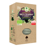Dary Natury Bez Czarny Kwiat, herbatka ekologiczna, 2 g x 25 saszetek - miniaturka zdjęcia produktu