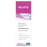 Kelatis, suchy spray do stosowania na rany, z jonami srebra, 100 ml Kelatis, suchy spray do stosowania na rany, z jonami srebra, 100 ml - miniaturka zdjęcia produktu